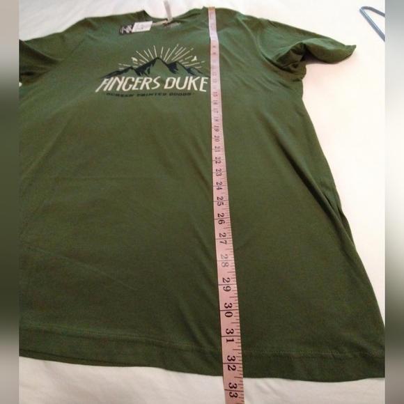 Fingers Duke Men's T Shirt Hunter Army Green size XXL Next Level Apparel NEW - Picture 6 of 7
